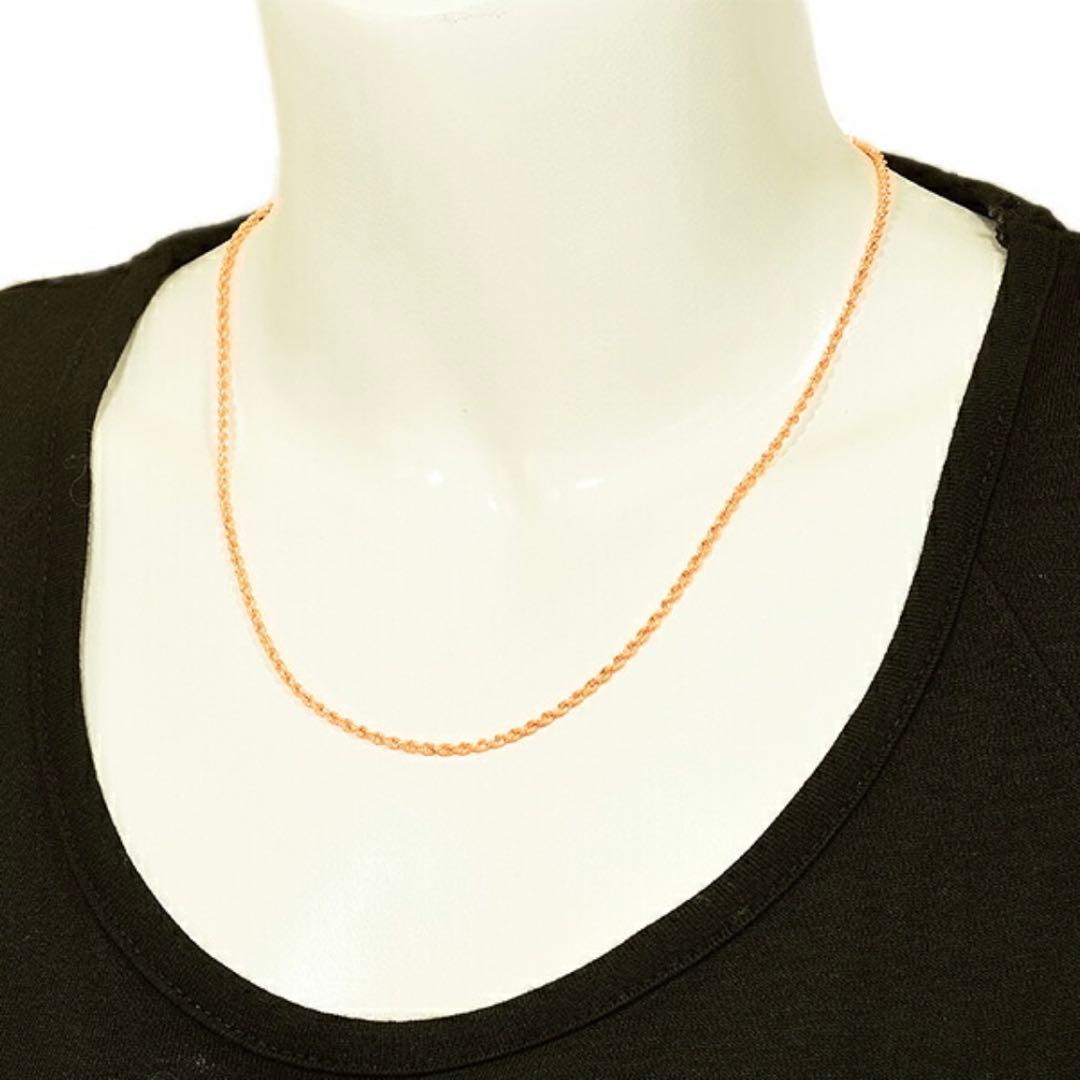 新品✨K18 ロープネックレス チェーン 50cm