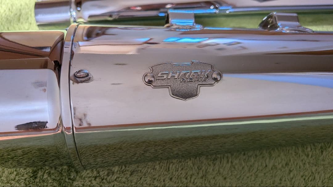 SHARK RORD メガホンマフラー　ハーレーダビッドソン　ツーリング用