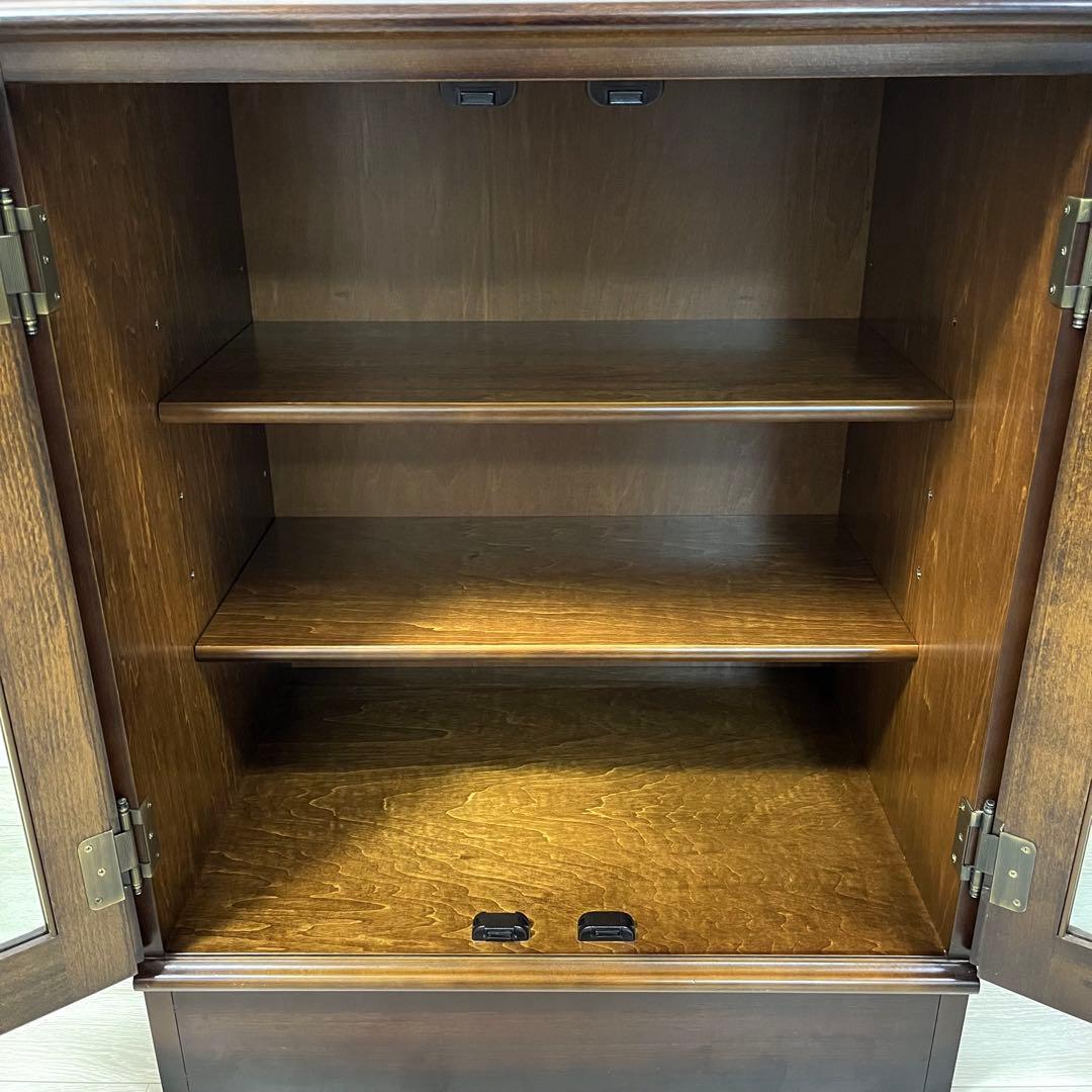 (そ64)カリモク karimoku コロニアル ガラスキャビネット