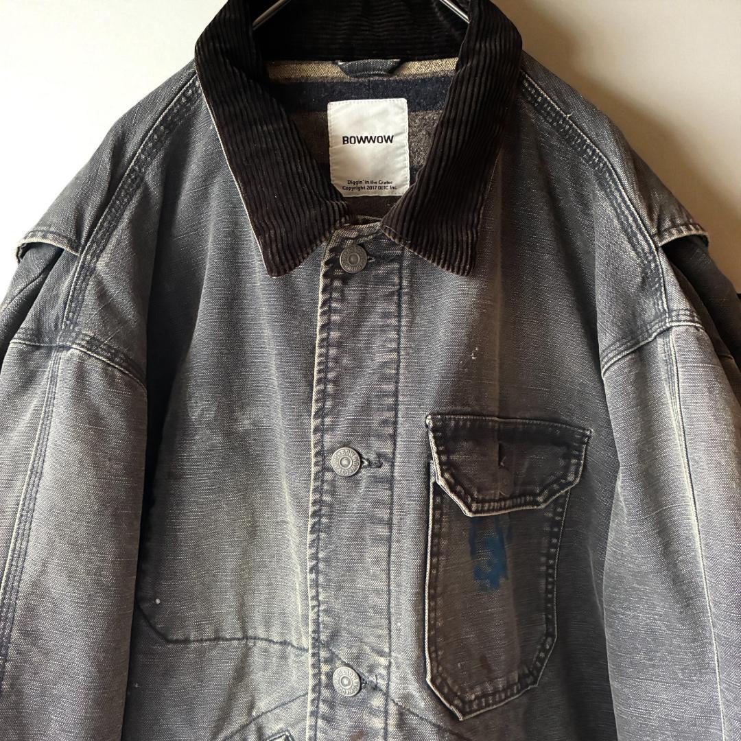 ジャケット・アウター BOWWOW 23AW BLANKET LINED DUCK JACKET