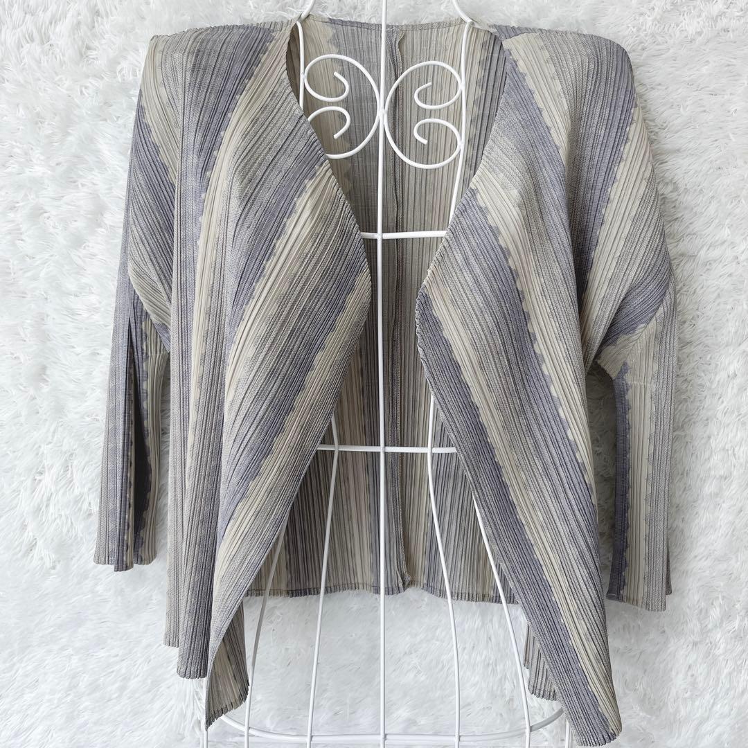 美品✨PLEATS PLEASEプリーツプリーズ ボレロカーディガン 希少 3