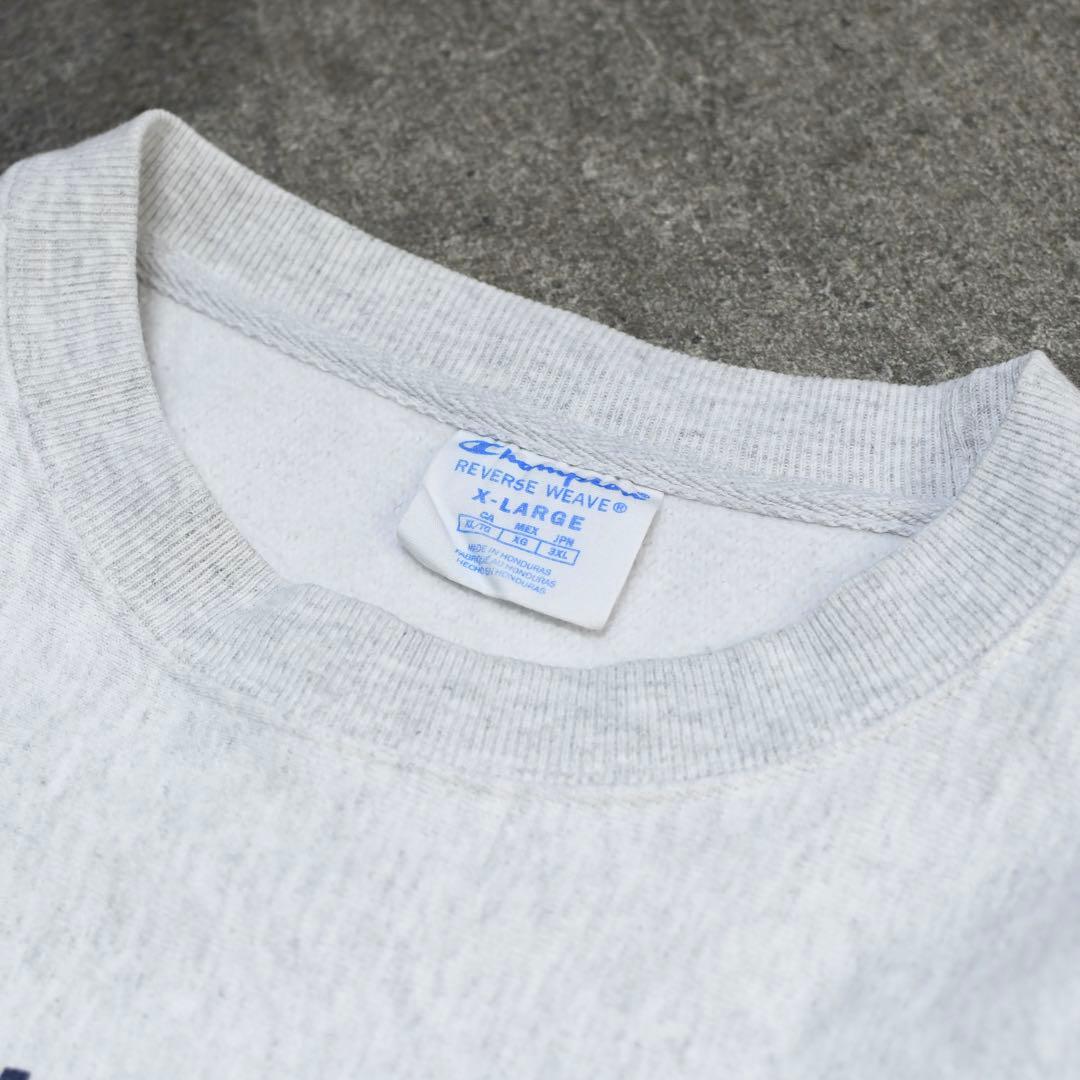 古着 Champion reverse weave カレッジスウェット グレー
