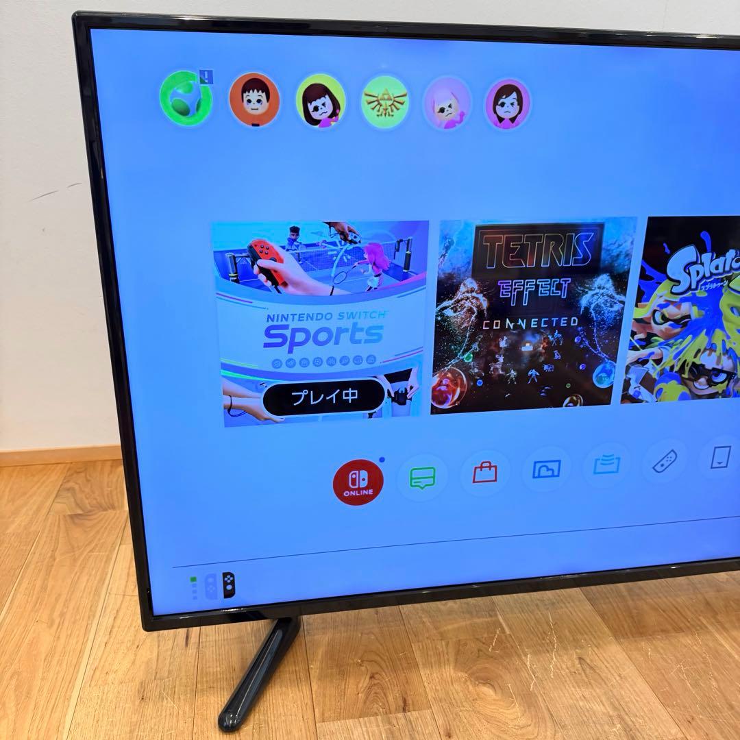 TV ティーズネットワーク50型 4K液晶テレビWチューナー TEES