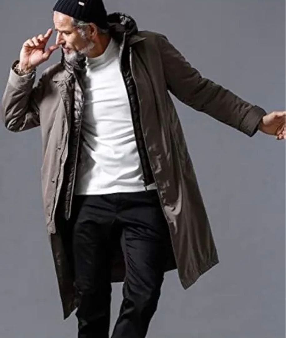 リッキー【新品】WillLOUNGE フード着脱ステンカラーコート