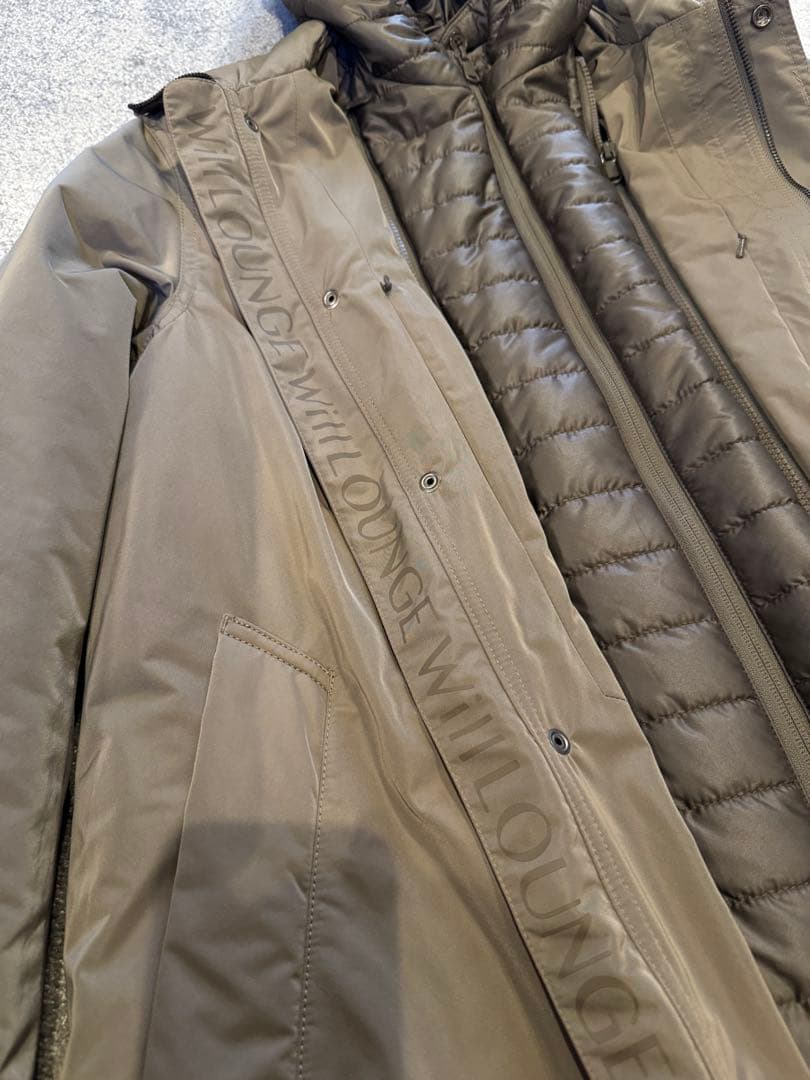 リッキー【新品】WillLOUNGE フード着脱ステンカラーコート