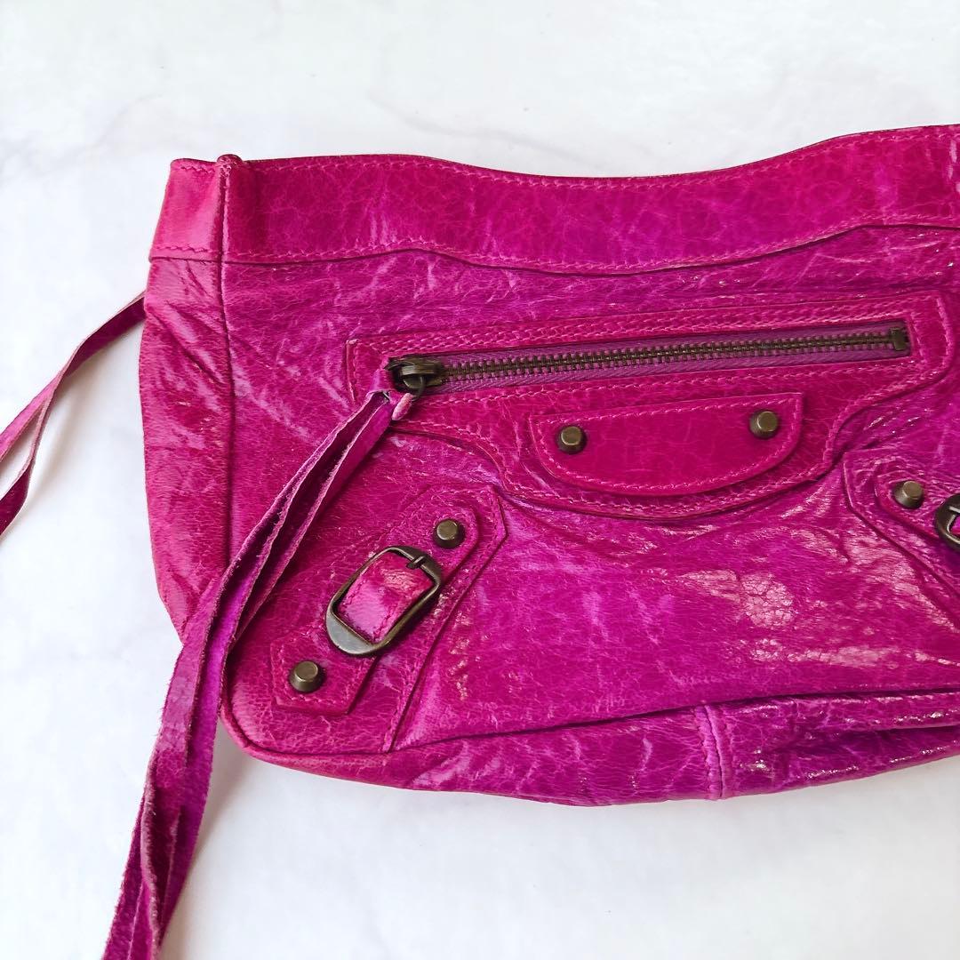 希少 BALENCIAGA 2005 シティ アーカイブ ミニ クラッチバッグ