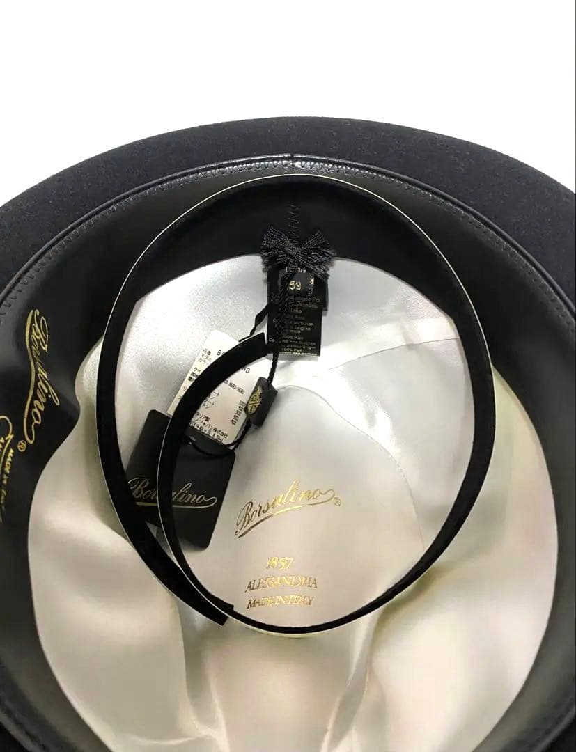 人気・早い者勝ち❗️Borsalino ボルサリーノ　ラビットファー　ハット