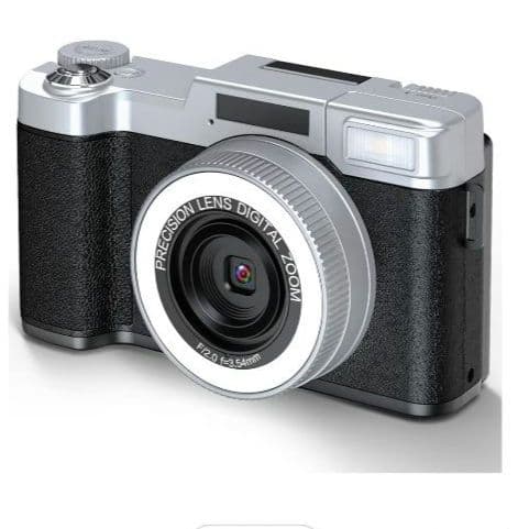 デジタルカメラ 8K高画質 4K動画 4800万画素 自撮り軽量 レトロデザイン