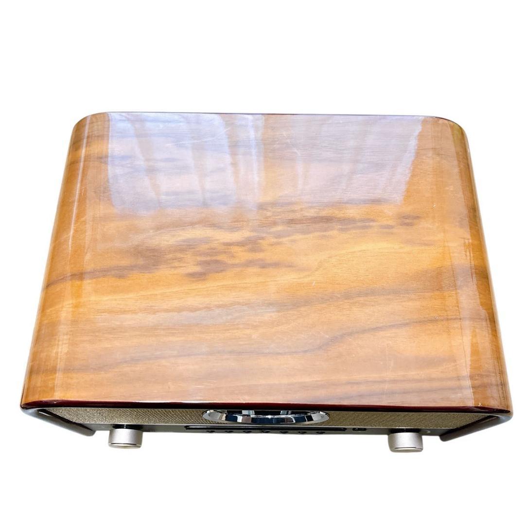 レトロ調Bluetooth対応CDプレーヤー　SANSUI SMS-800BT