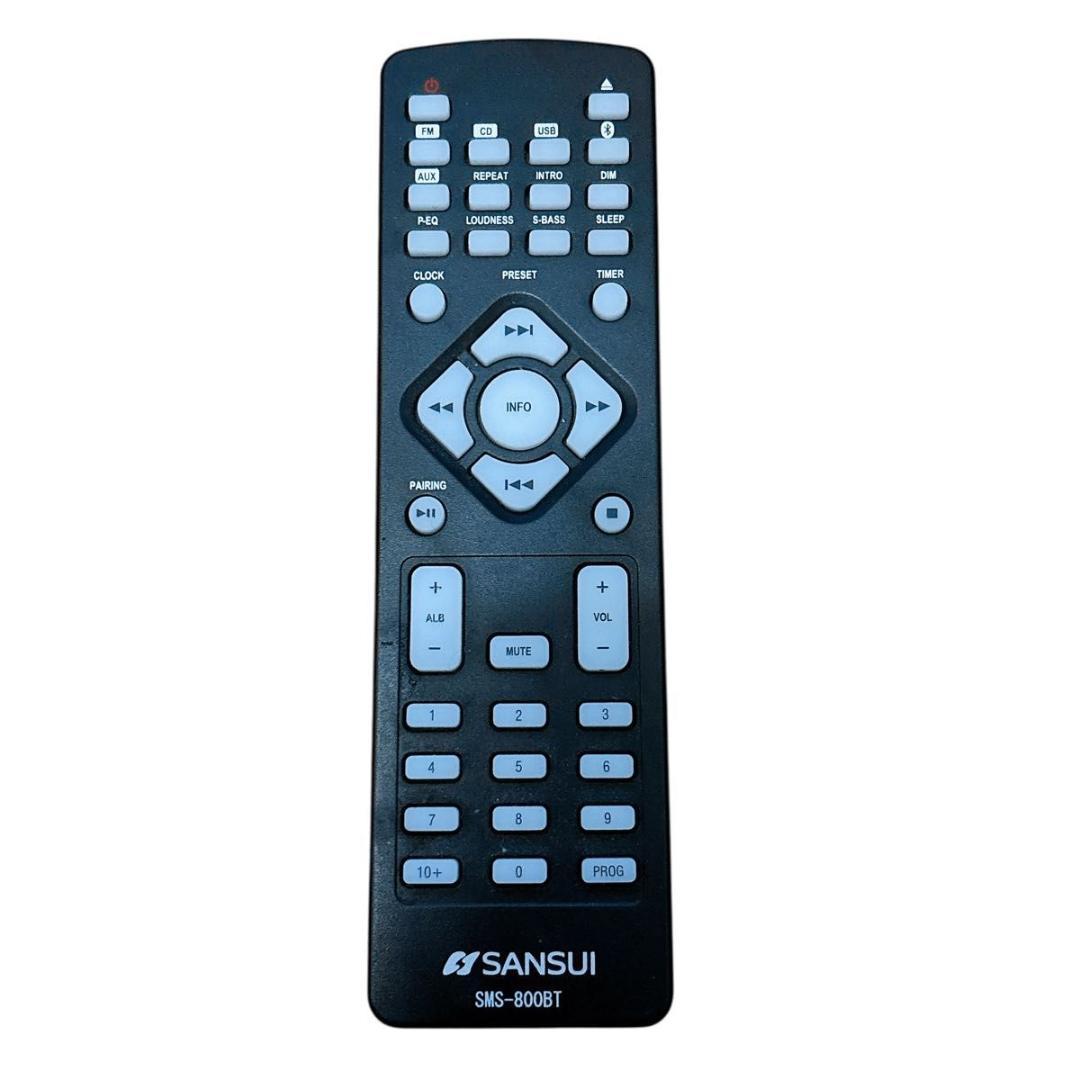 レトロ調Bluetooth対応CDプレーヤー　SANSUI SMS-800BT