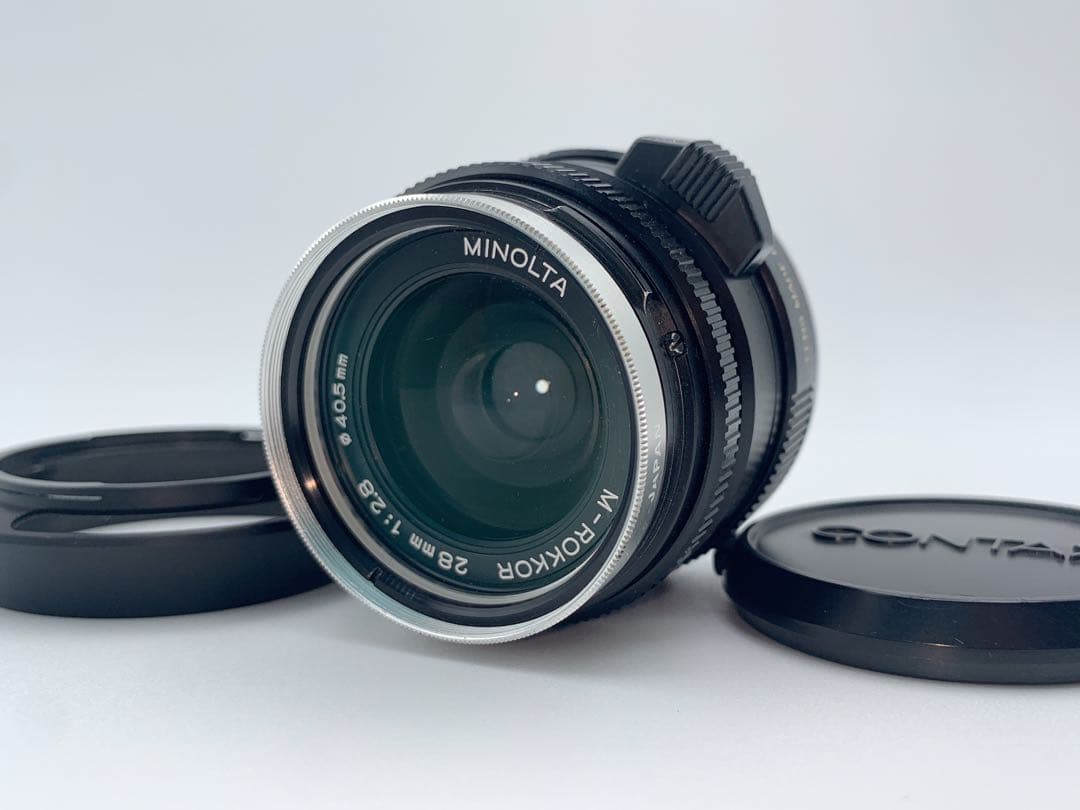 MINOLTA M-ROKKOR 28mm F2.8 カメラレンズ