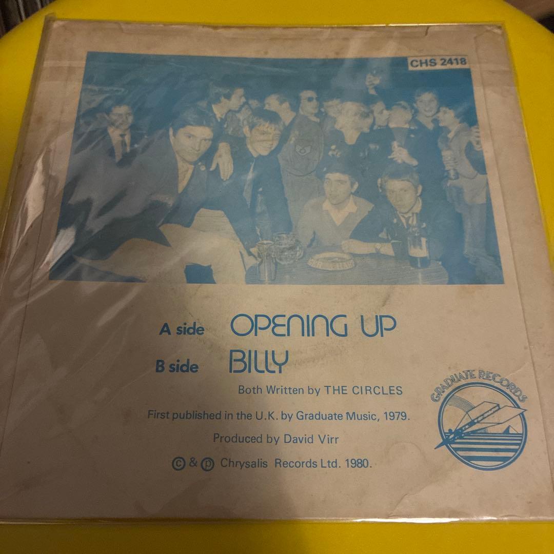 THE CIRCLES パンク天国名盤 OPENING UP / BILLY