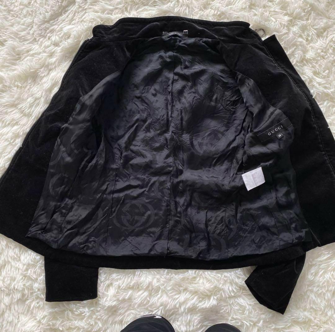 クリスマスセール　GUCCIトムフォード期　ベルベット　ジャケット