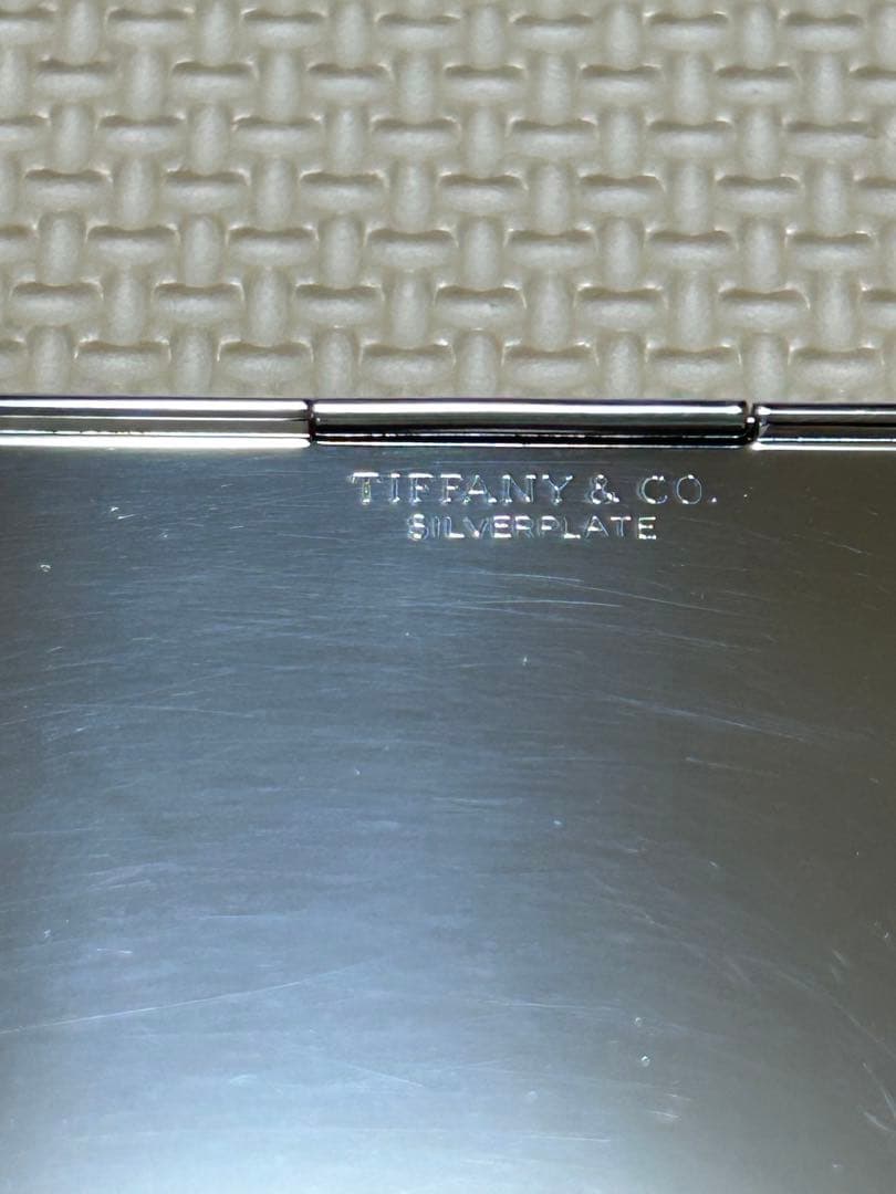 ティファニー　名刺入れ　カードケース　シルバー