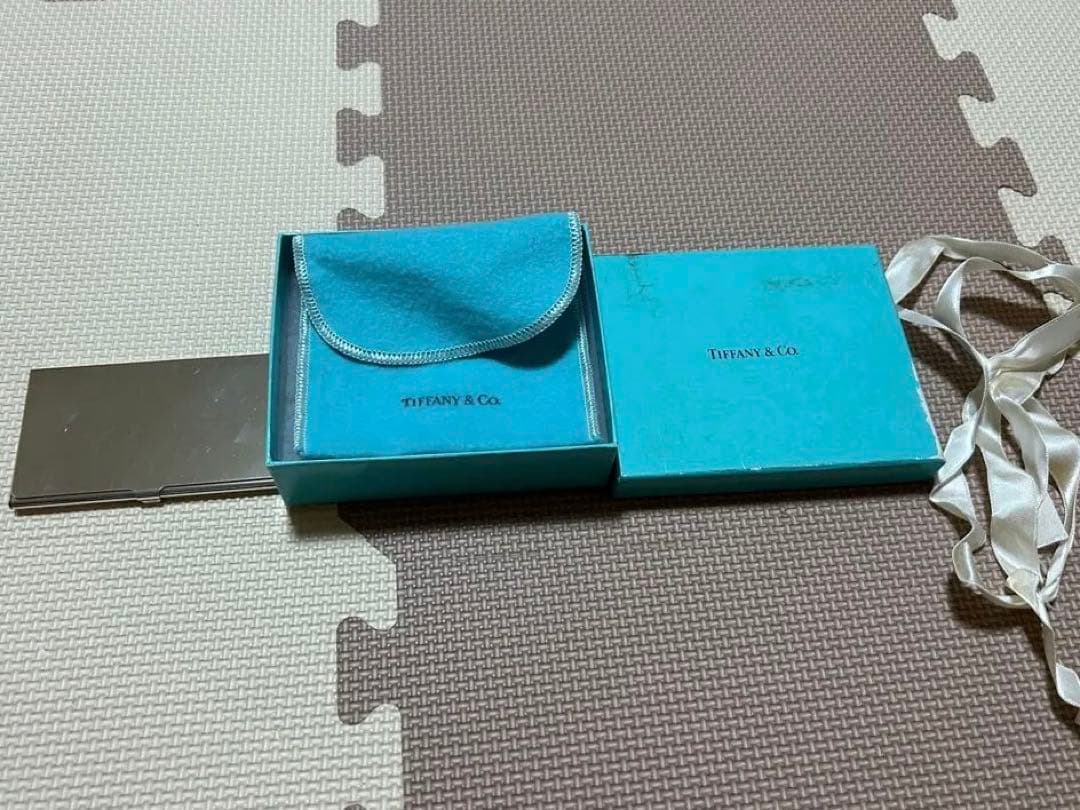 ティファニー　名刺入れ　カードケース　シルバー