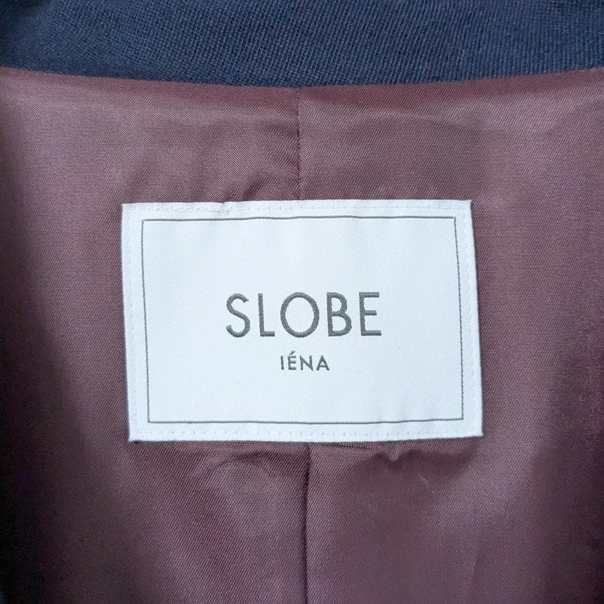 23AW SLOBE IENA　ウール混ダブルブレストジャケット