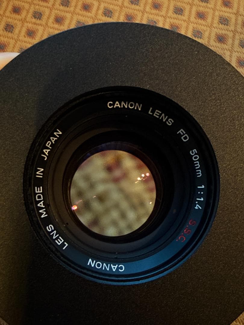 レンズ(単焦点) Canon FD 50mm 1.4 S.S.C Cine-mod EF