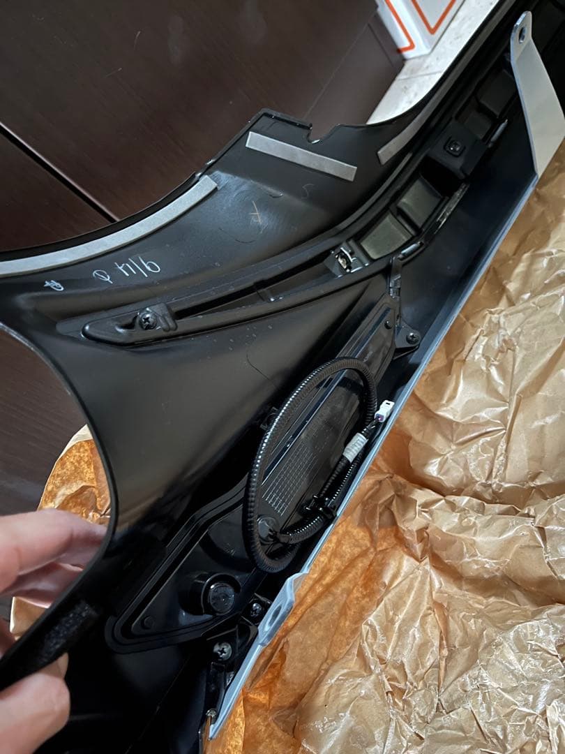 TOMI モデリスタ ヴェルファイア 40 フロント スポイラー ホワイト