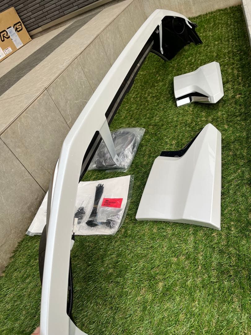 TOMI モデリスタ ヴェルファイア 40 フロント スポイラー ホワイト