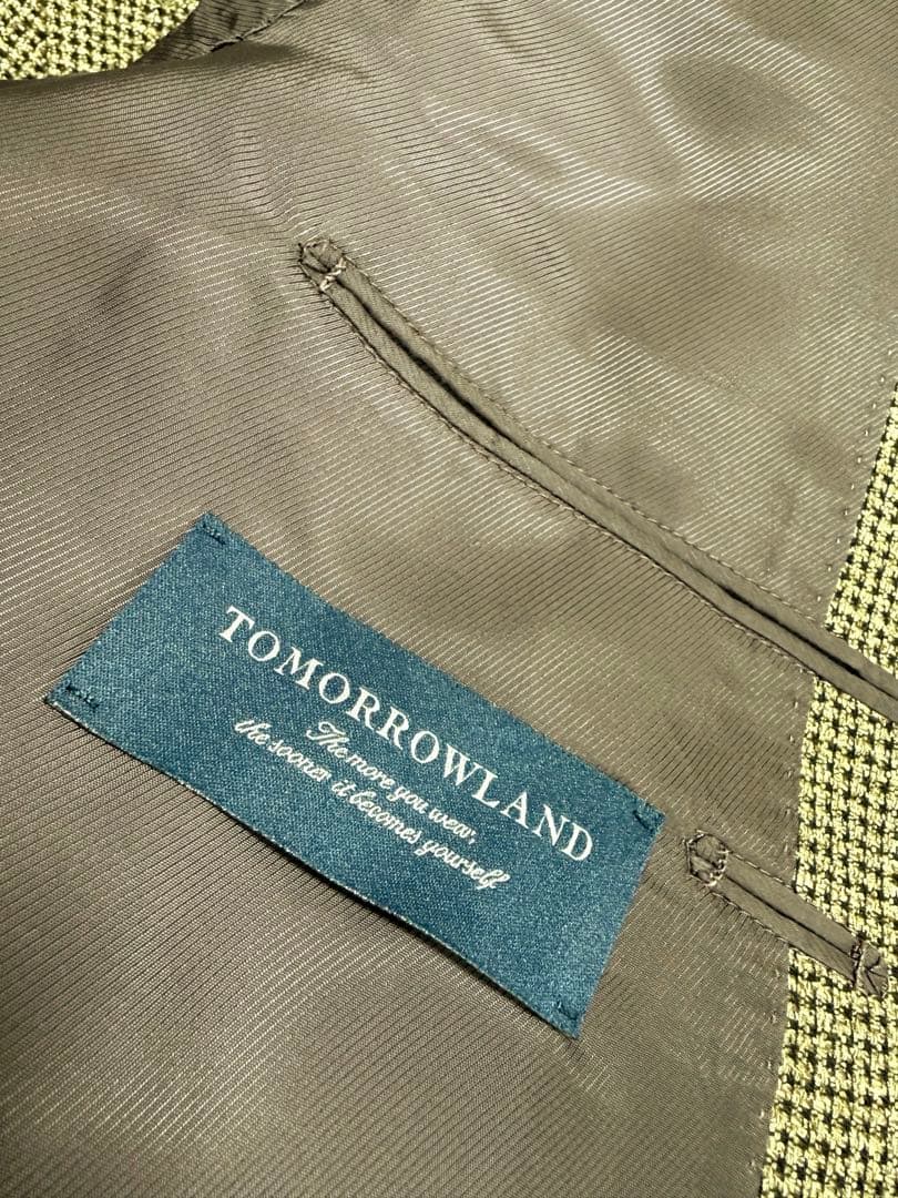 TOMORROWLAND シルクリネン生地 ダブルジャケット FERLA