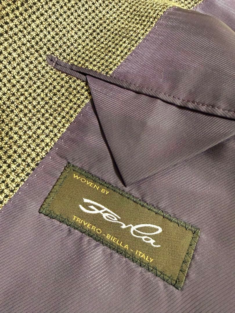 TOMORROWLAND シルクリネン生地 ダブルジャケット FERLA