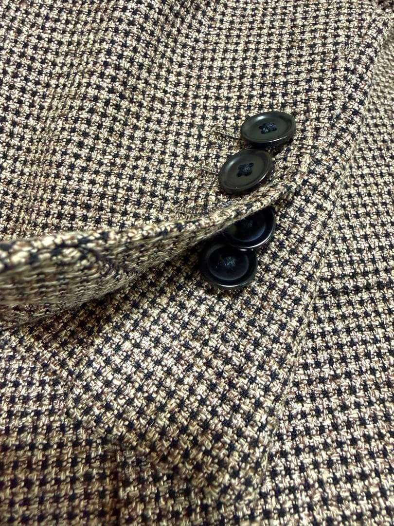 TOMORROWLAND シルクリネン生地 ダブルジャケット FERLA