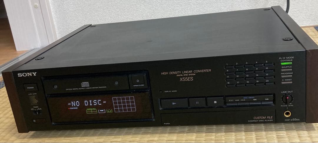 SONY CDプレイヤー　CDP-X55ES ジャンク