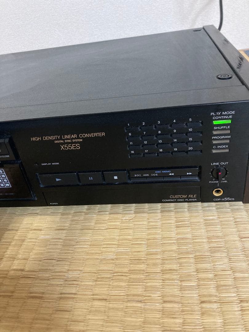 SONY CDプレイヤー　CDP-X55ES ジャンク