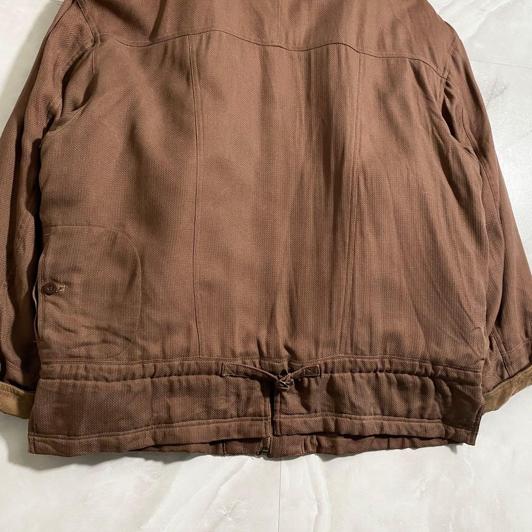 T18611 PAPAS 中綿ライナー付きカバーオール ブラウン L