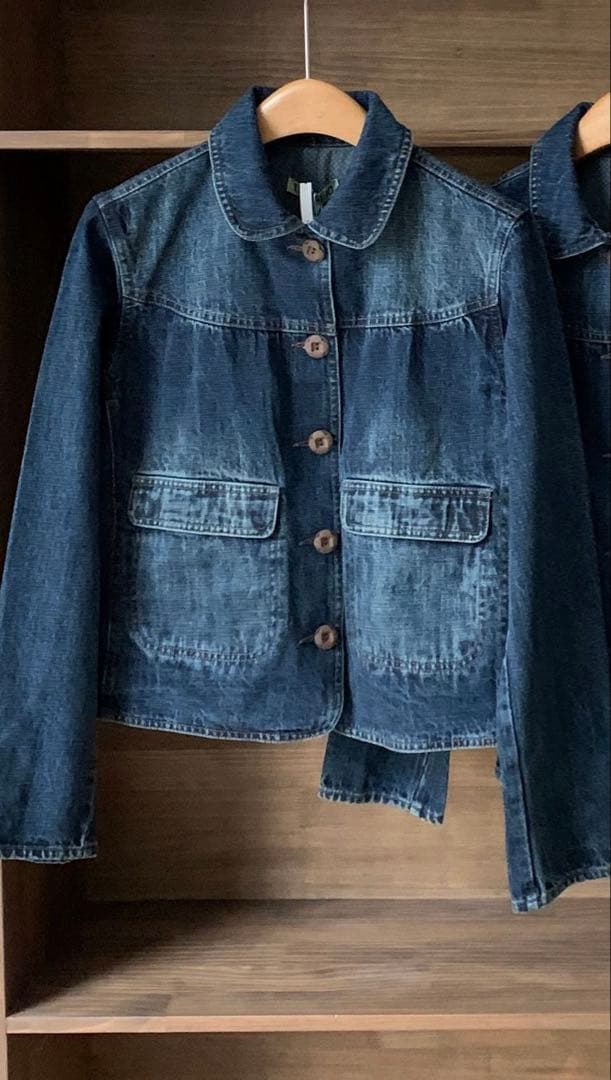 ￼￼coyseio ダークデニム ボタン付きジャケット