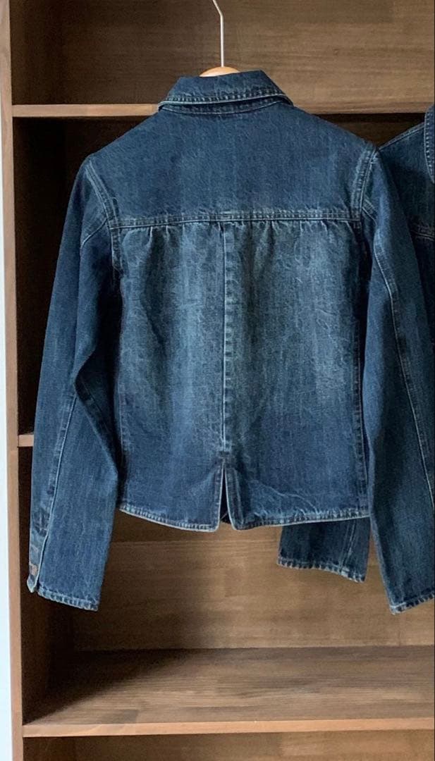 ￼￼coyseio ダークデニム ボタン付きジャケット
