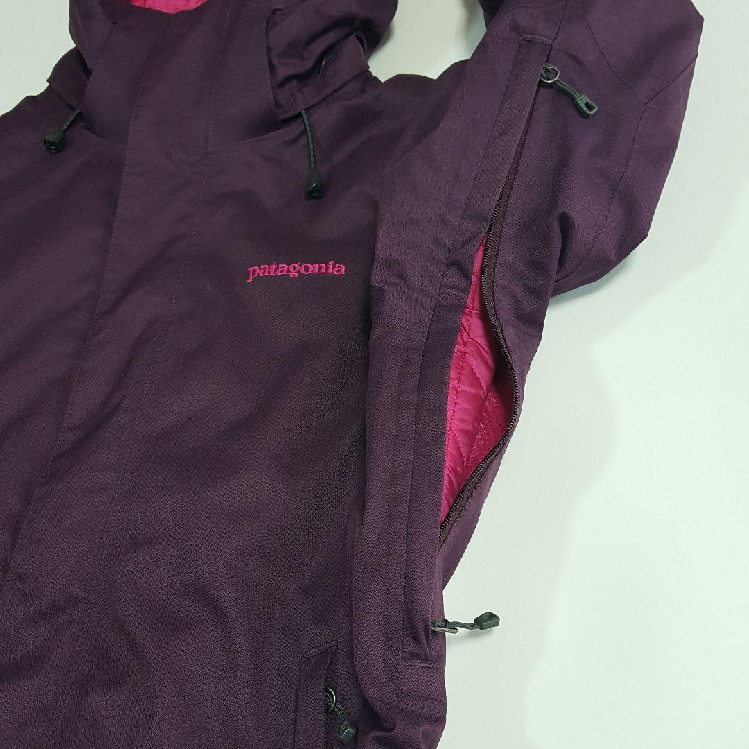 極美品 パタゴニア レディース スノージャケット キルティングジャケット付き