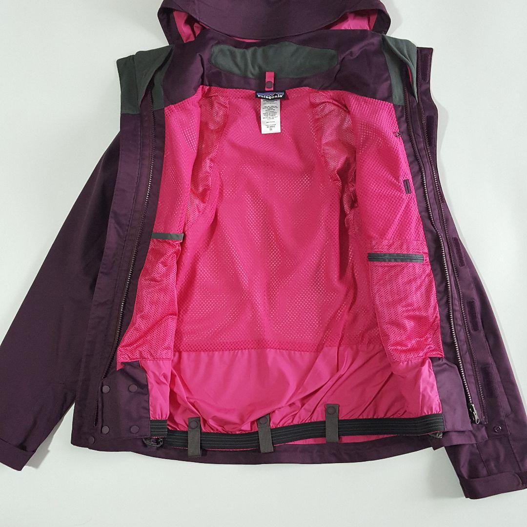 極美品 パタゴニア レディース スノージャケット キルティングジャケット付き