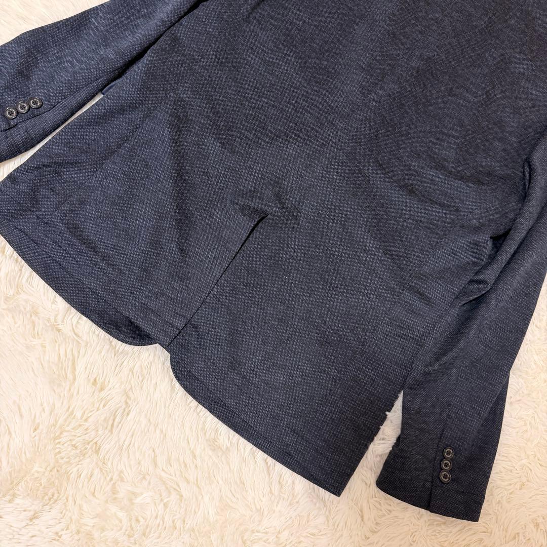 ✨極美品 BLACK LABEL ビジネススーツ 3L ネイビー 大きいサイズ