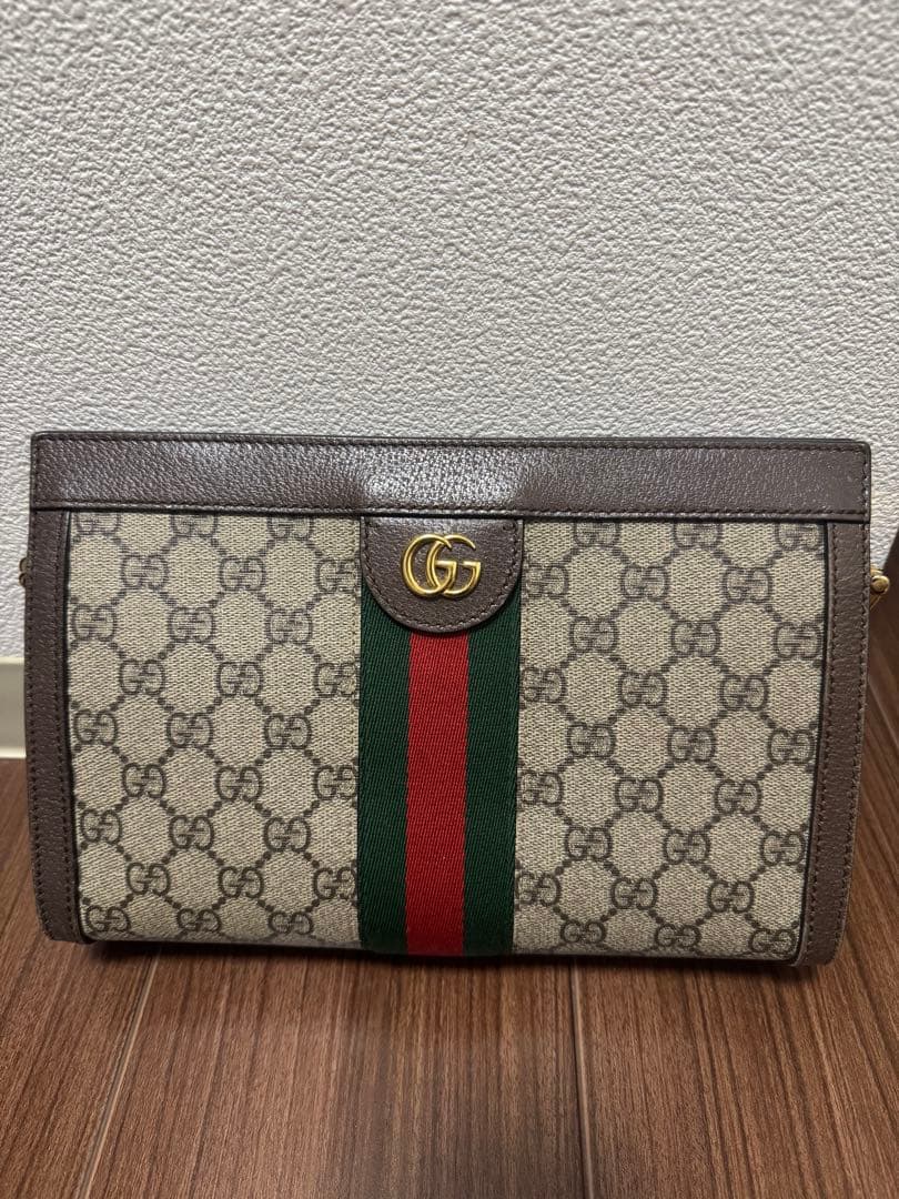 STAX様 取り置き中 Gucci GGパターン クラッチバッグ
