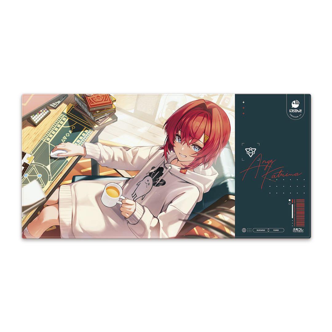 ふもコレ　アンジュ・カトリーナ　キーボード　マウスパッド　キーキャップ3点セット