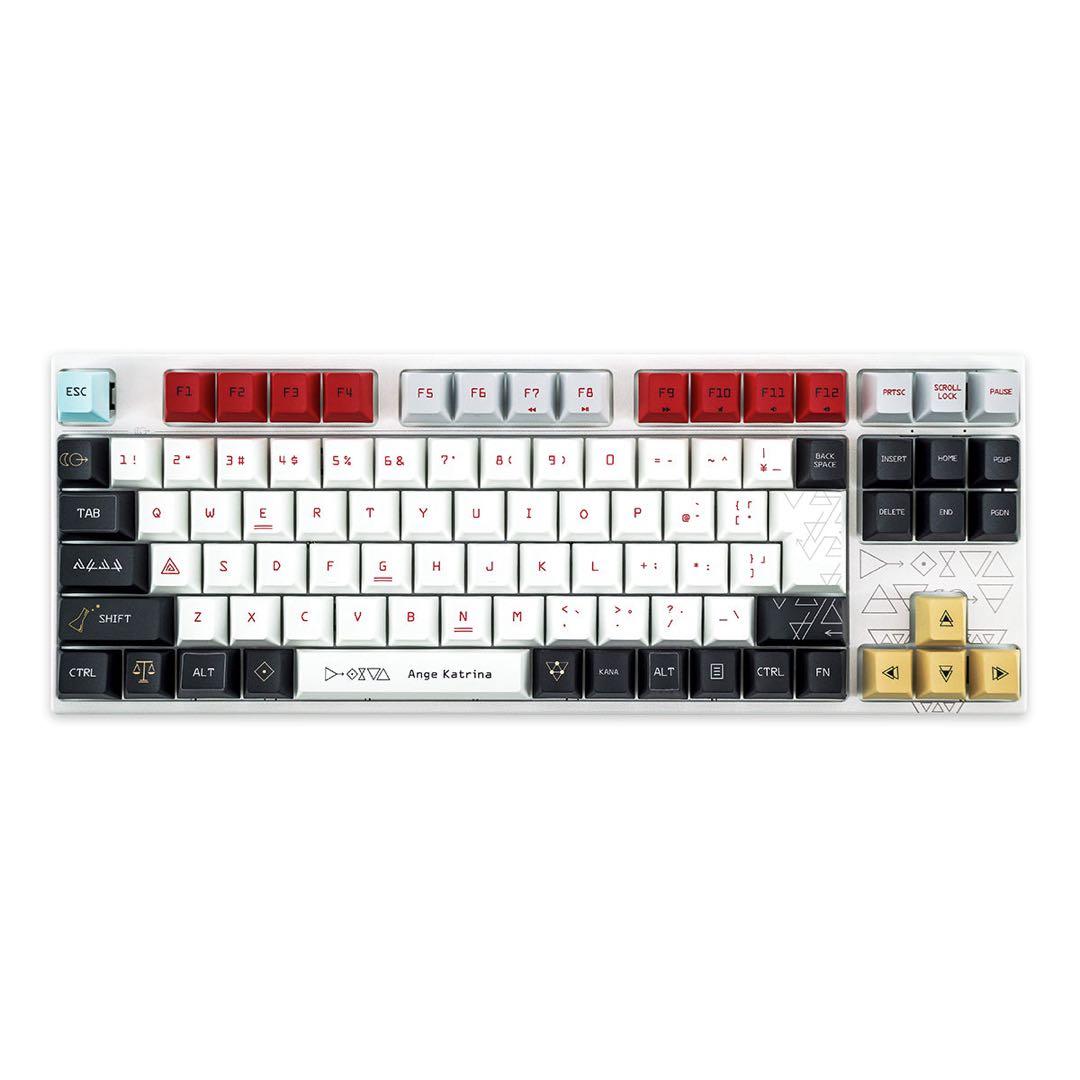 ふもコレ　アンジュ・カトリーナ　キーボード　マウスパッド　キーキャップ3点セット