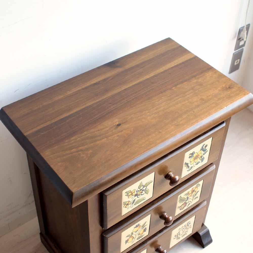 アクタス バレンシアシリーズ 3段チェスト パイン材 スペイン製 ZR24238