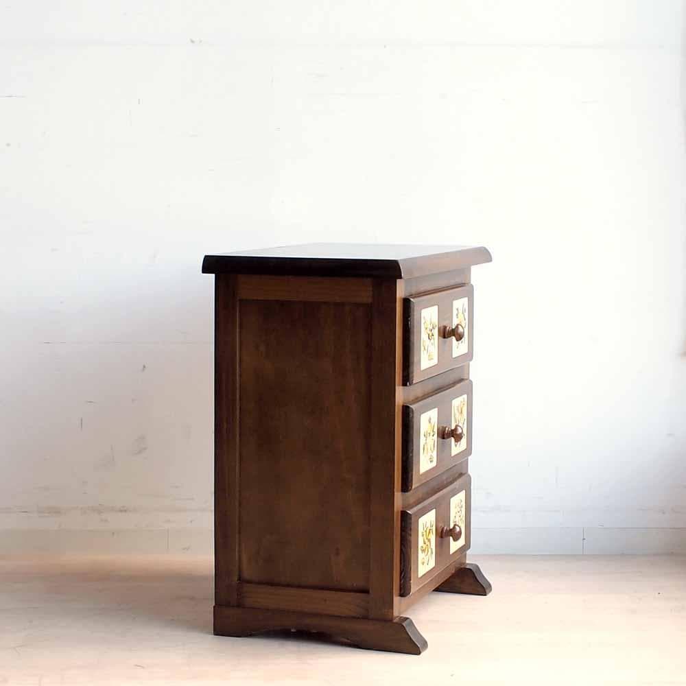 アクタス バレンシアシリーズ 3段チェスト パイン材 スペイン製 ZR24238