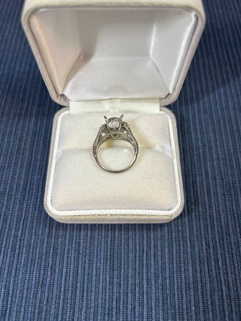 K14WG 昭和アンティークリング約10号 地金のみ