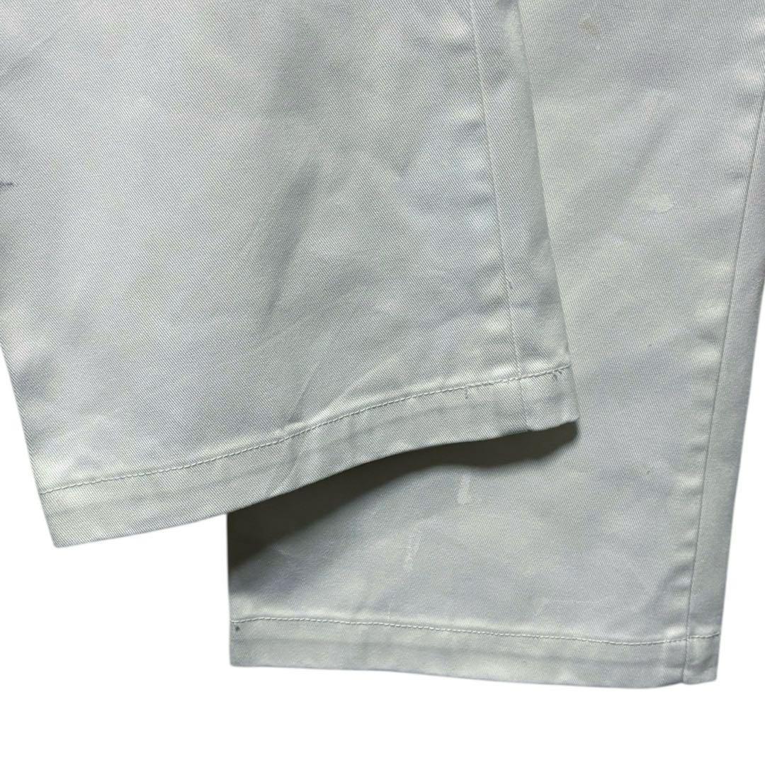 Dickies 874 ワークパンツ 白 ペンキ ペイント 一点物 36