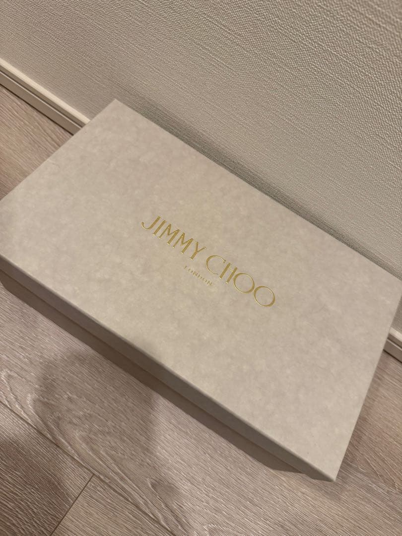 JIMMY CHOO ブラック フラットシューズ 36