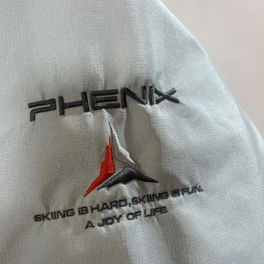 PHENIX スキーウェア 水色系シルバー/ネイビー　男女兼用