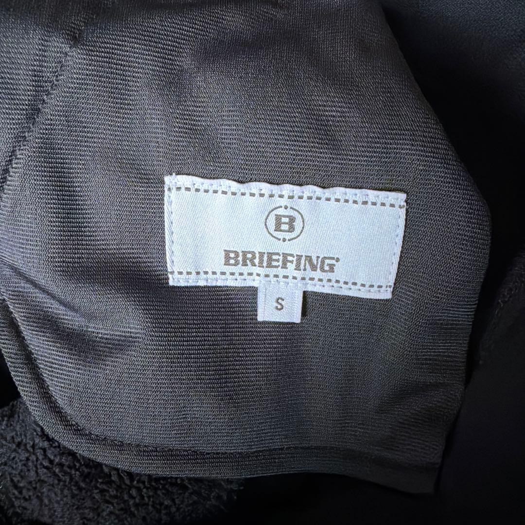 極美品ブリーフィング　ストレッチバックフリースジョガーパンツ　ブラック　S