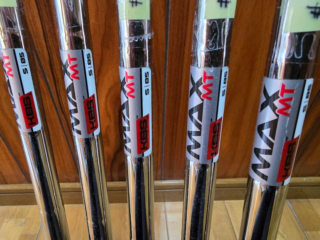 SIM2 純正シャフト　KBS MAX MT85S　5本セット