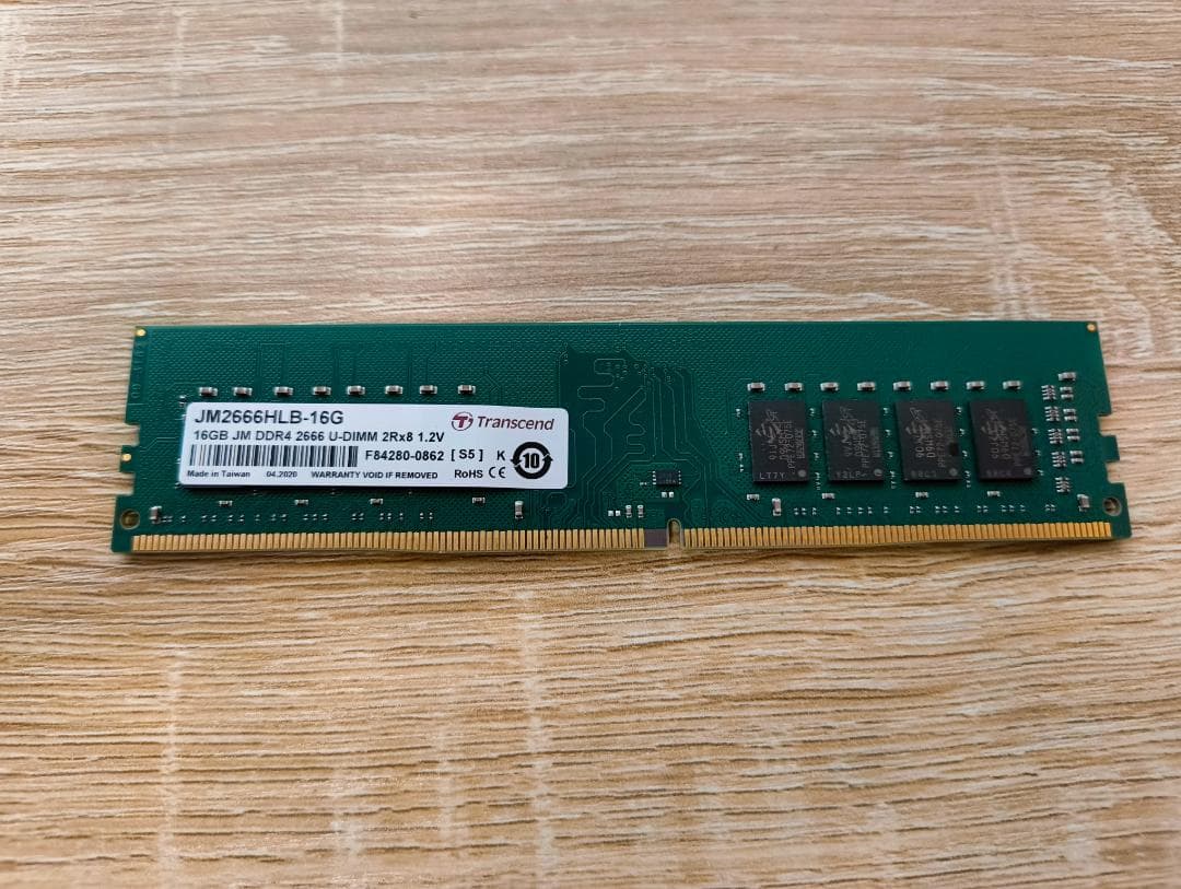 Transcend デスクトップ メモリ JM2666HLB-16G 16GB