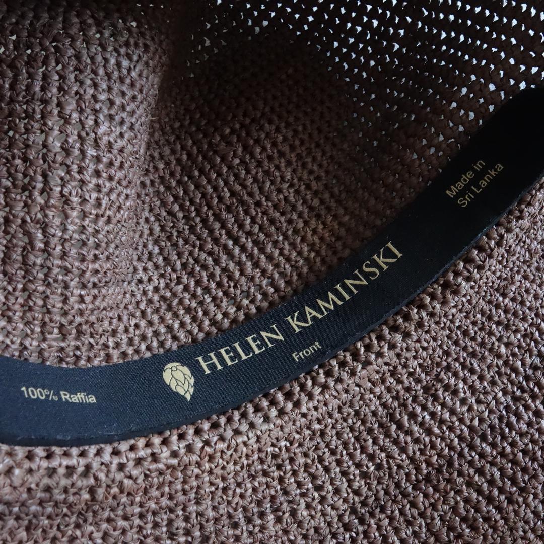 美品 HELEN KAMINSKI ヘレンカミンスキー ラフィアハット