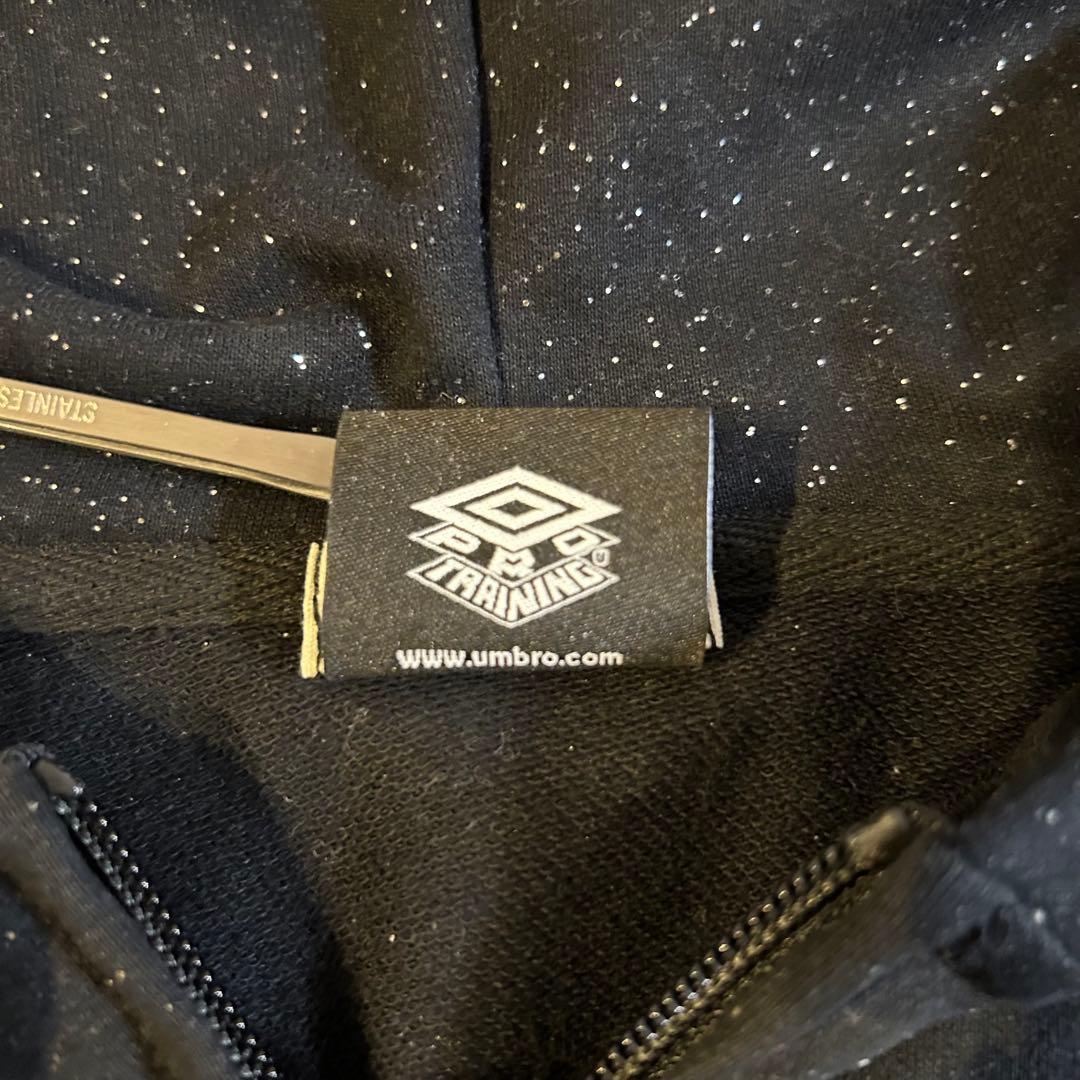 UMBRO×Casselini ライトストーン センターロゴ ダブルジップ