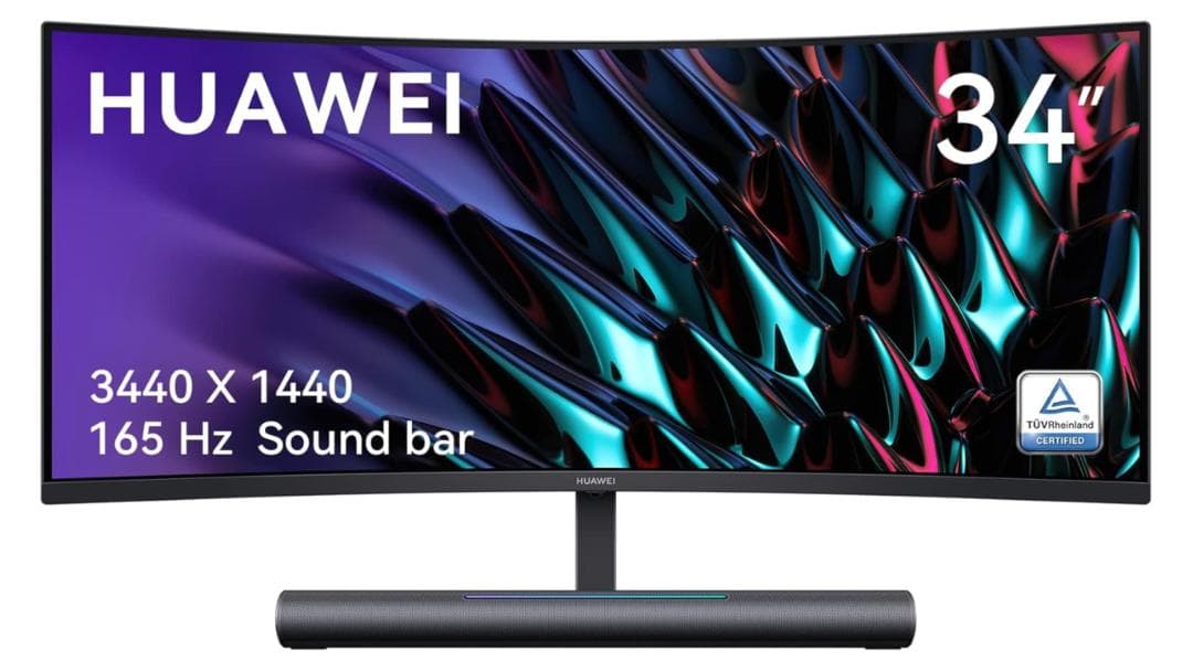 早い者勝ち！HUAWEI MateView GT 34インチ サウンドバー付き