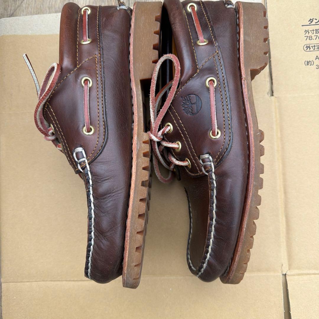 美品 timberland 3eye アメカジ バイカー　ティンバーランド